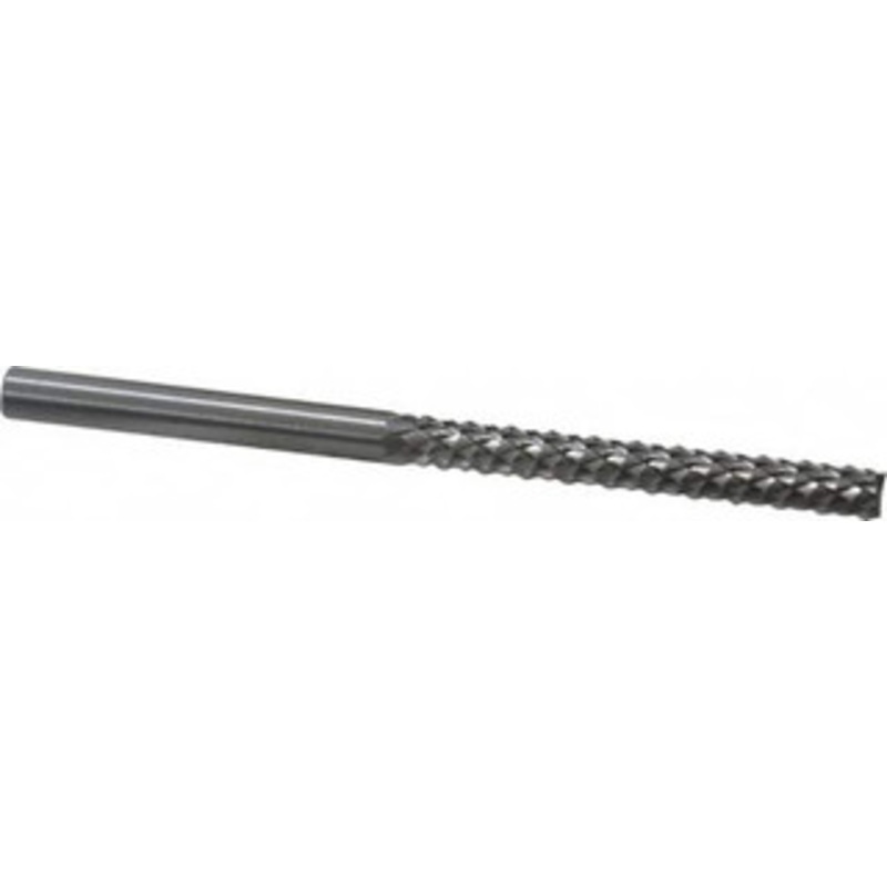 LMT Onsrud LP 1/4 Cut Diam, 1/4 Shank Diam, Carbide Double Cut Cylinder Burr Flat End, 4 OAL, 2-1/8 LOC, Diamond Finish 67-017 – 09886201