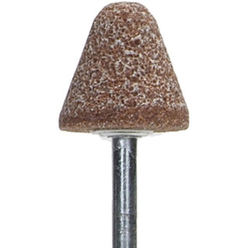 Norton 5/8 Head Diam x 5/8 Thickness, B41, Tree End, Aluminum Oxide Mounted Point Brown, Medium Grade, 60 Grit, 59,560 RPM 61463624410 – 75114793