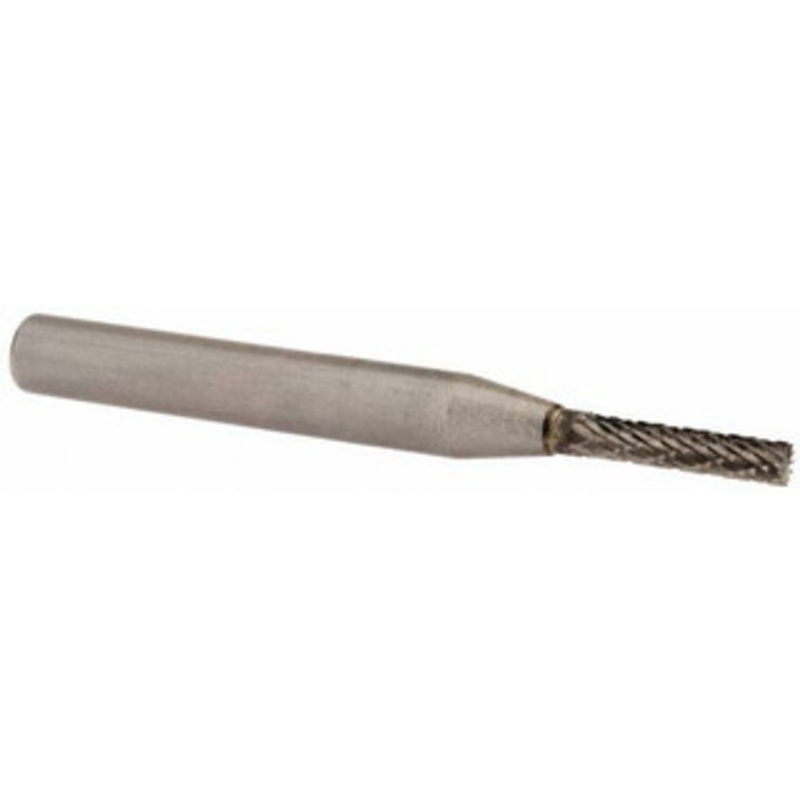 SGSPRO 1/8 Cut Diam, 1/4 Shank Diam, Carbide Double Cut Cylinder Burr with End Cut End Cut End, 2 OAL, 5/8 LOC 11278 – 05291232