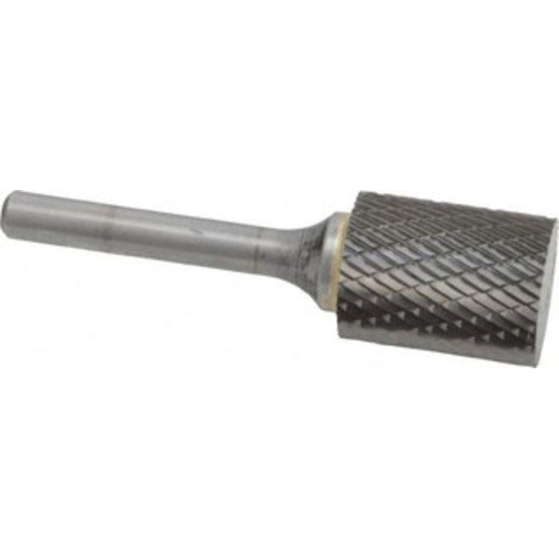 SGSPRO 3/4 Cut Diam, 1/4 Shank Diam, Carbide Double Cut Cylinder Burr Flat End, 2-3/4 OAL, 1 LOC 10253 – 05291190