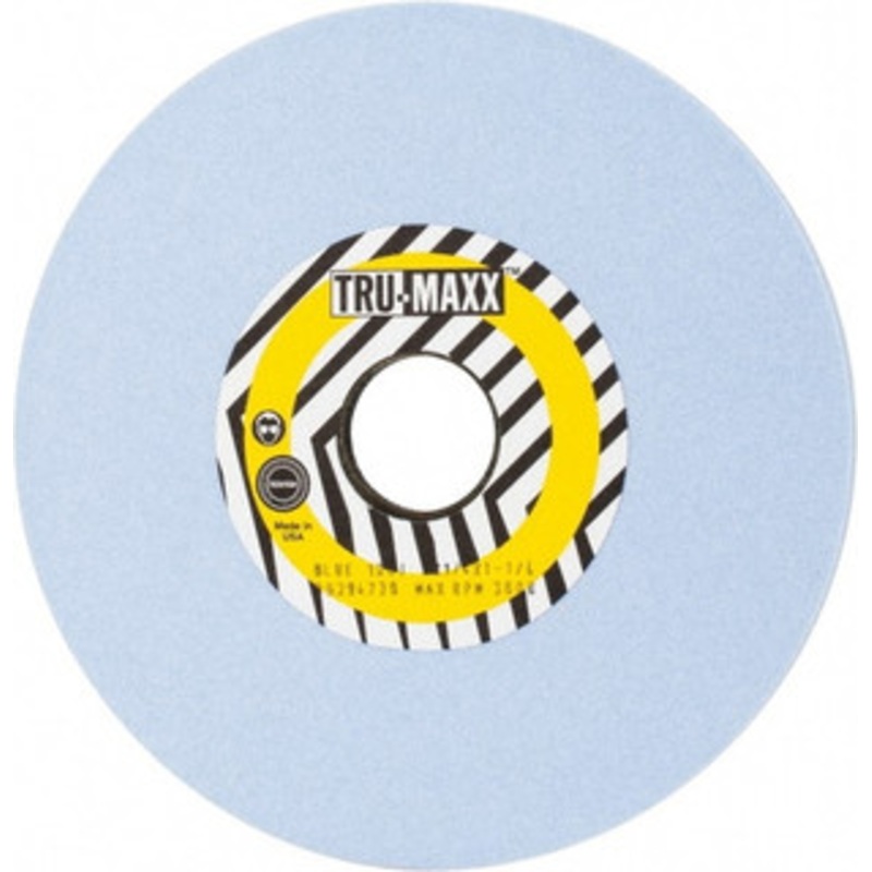Tru-Maxx 7 Diam x 1-1/4 Hole x 1/4 Thick, J Hardness, 100 Grit Surface Grinding Wheel Ceramic, Type 1, Fine Grade, 3,600 Max RPM, Vitrified Bond, No Recess 66243496707 – 06294730