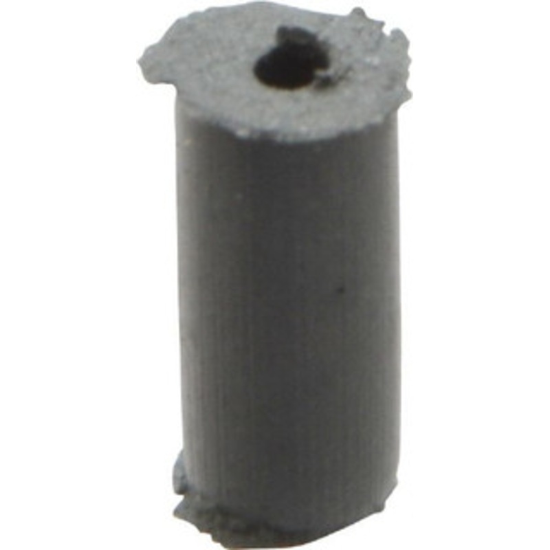 Cratex 1/4 Max Diam x 1/2 Long, Cylinder, Rubberized Point Very Fine Grade, Silicon Carbide, 1/16 Arbor Hole, Unmounted 4-XF – 87431342