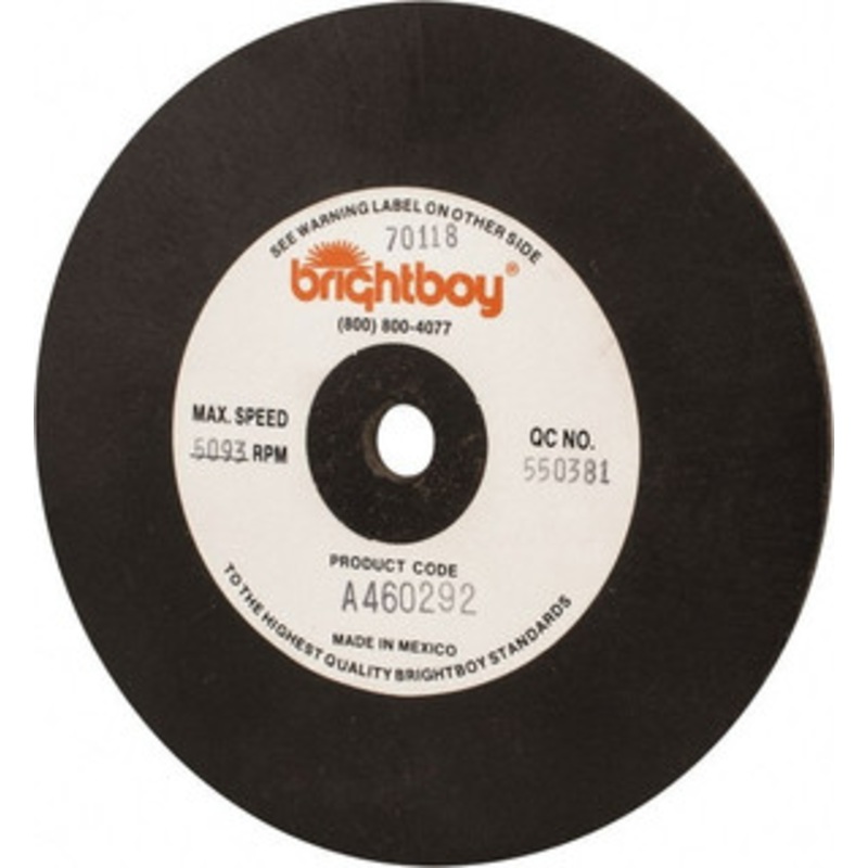 Cratex 6 Diam x 1/2 Hole x 1/4 Thick, 46 Grit Surface Grinding Wheel Coarse Grade 70118 – 05047634