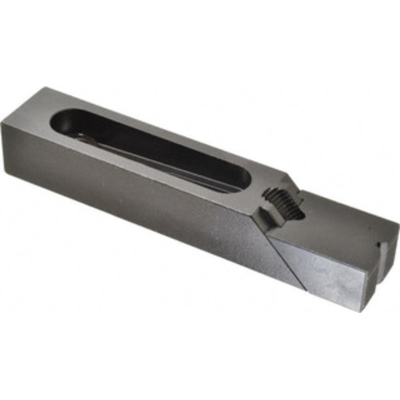 Gibraltar 7-3/8 OAL x 1-1/2 Overall Width, High Grip Nose, Steel Manual Edge Clamp Black Oxide Coating, 1-1/4 High, 1/2 Socket Cap Screw Slot, 3-5/16 Travel 33814G – 73153645