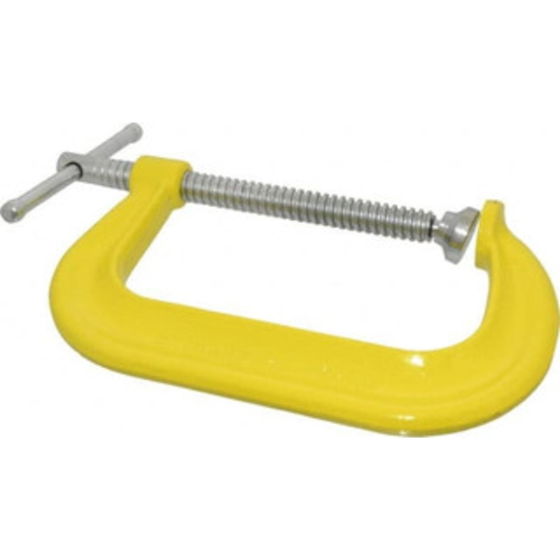 Gibraltar Products Regular-Duty 6 Max Opening, 3-1/4 Throat Depth, Forged Steel Standard C-Clamp 6,600 Lb Capacity, 0 Min Opening, Deep Throat CM00397-1-YEL – 75679522