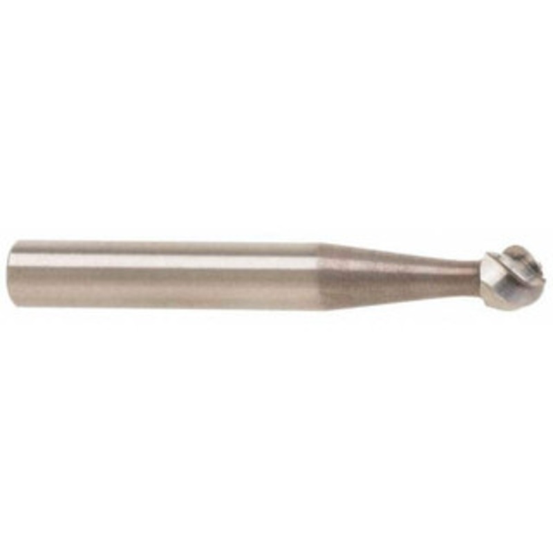 M.A. Ford 5/8 Cut Diam, 1/4 Shank Diam, Carbide Single Cut Ball Burr Radius End, 2-9/16 OAL, 9/16 LOC 43625150 – 75246561