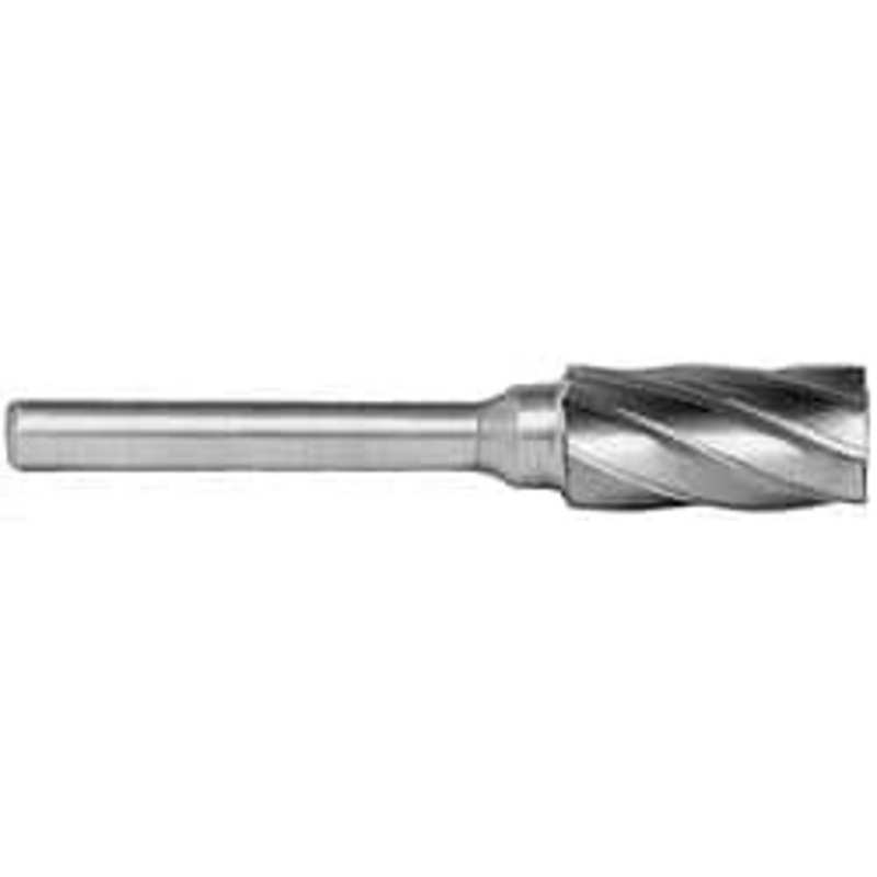 M.A. Ford 5/8 Cut Diam, 1/4 Shank Diam, Carbide Single Cut Cylinder Burr Flat End, 3 OAL, 1 LOC 41625150 – 75246470