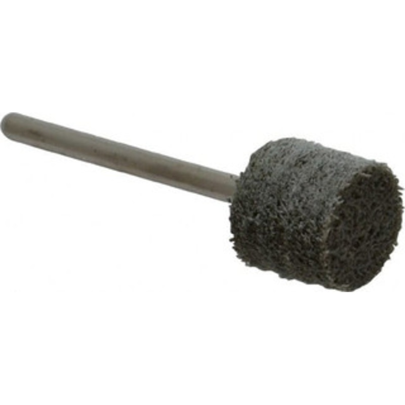 Standard Abrasives 1/2 Head Diam x 1/2 Thickness, W185, Cylinder End, Aluminum Oxide Mounted Point Light Gray, 34,500 RPM 7000122045 – 32968760