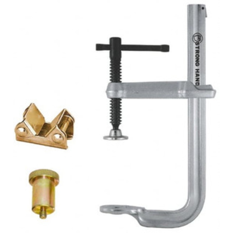Strong Hand Tools 4-3/4 Deep Throat, 6-1/2 Max Capacity, 4 in 1 Sliding Arm Clamp 1,000 Lb Clamping Pressure UF65-C3 – 74553900