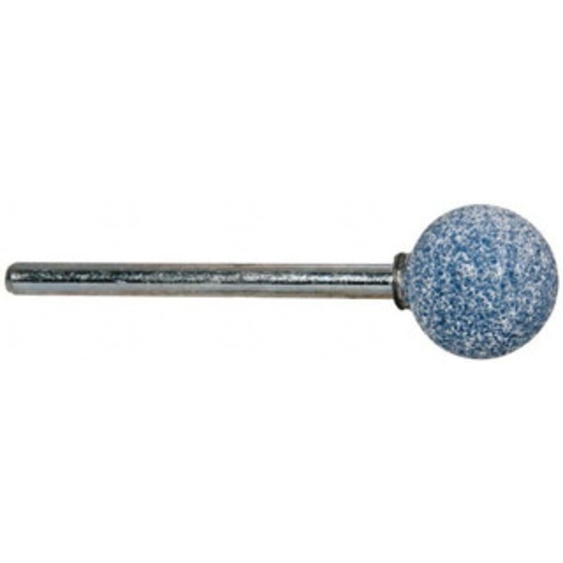 Tru-Maxx 1/2 Head Diam x 1/2 Thickness, B121, Ball End, Aluminum Oxide Mounted Point Blue, Medium Grade, 60 Grit, 62,040 RPM 66253291608 – 89678221