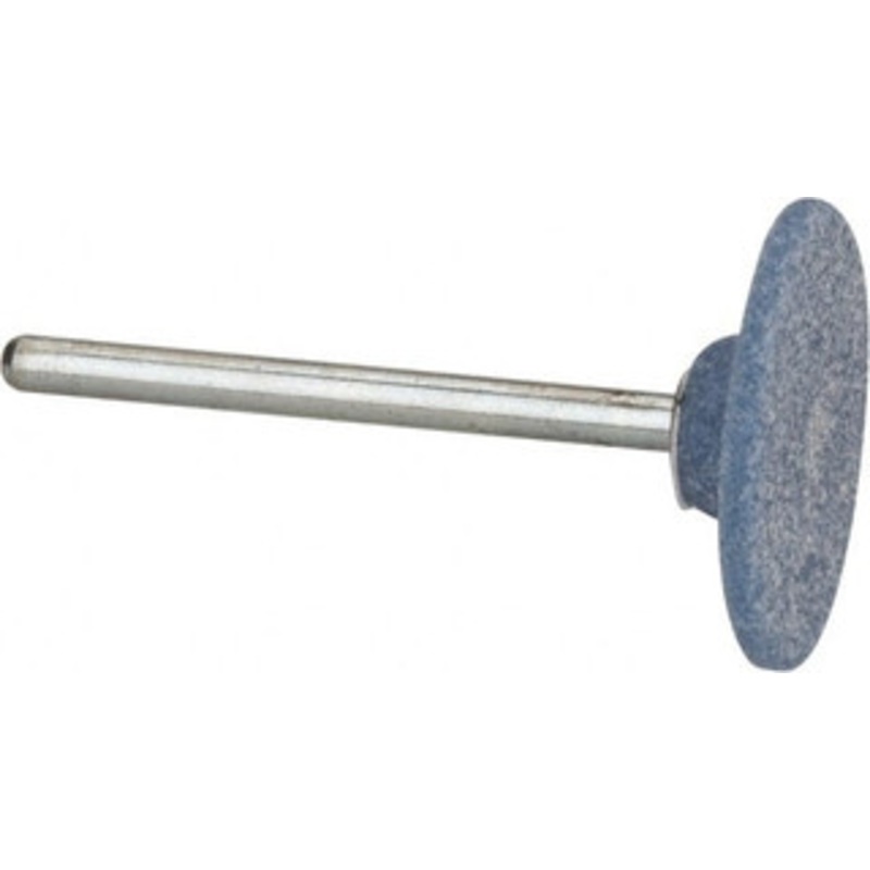 Tru-Maxx 7/8 Head Diam x 1/16 Thickness, W210, Cylinder End, Aluminum Oxide Mounted Point Blue, Medium Grade, 60 Grit, 38,200 RPM 66253291771 – 89679039