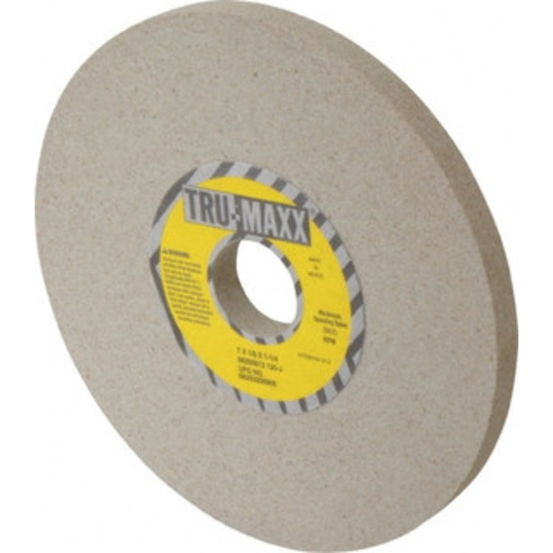 Tru-Maxx 7 Diam x 1-1/4 Hole x 1/2 Thick, J Hardness, 120 Grit Surface Grinding Wheel Aluminum Oxide, Type 1, Fine Grade, 3,600 Max RPM, Vitrified Bond, No Recess 66253255905 – 06295612