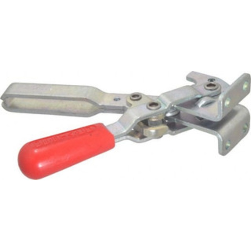 Destaco 1,000 Lb Holding Capacity, Vertical Handle, Manual Hold Down Toggle Clamp 67 Handle Movement, 120 Bar Opening, U-Bar, Flanged Base, Electro-Plated Zinc, Carbon Steel 247-U – 76988955