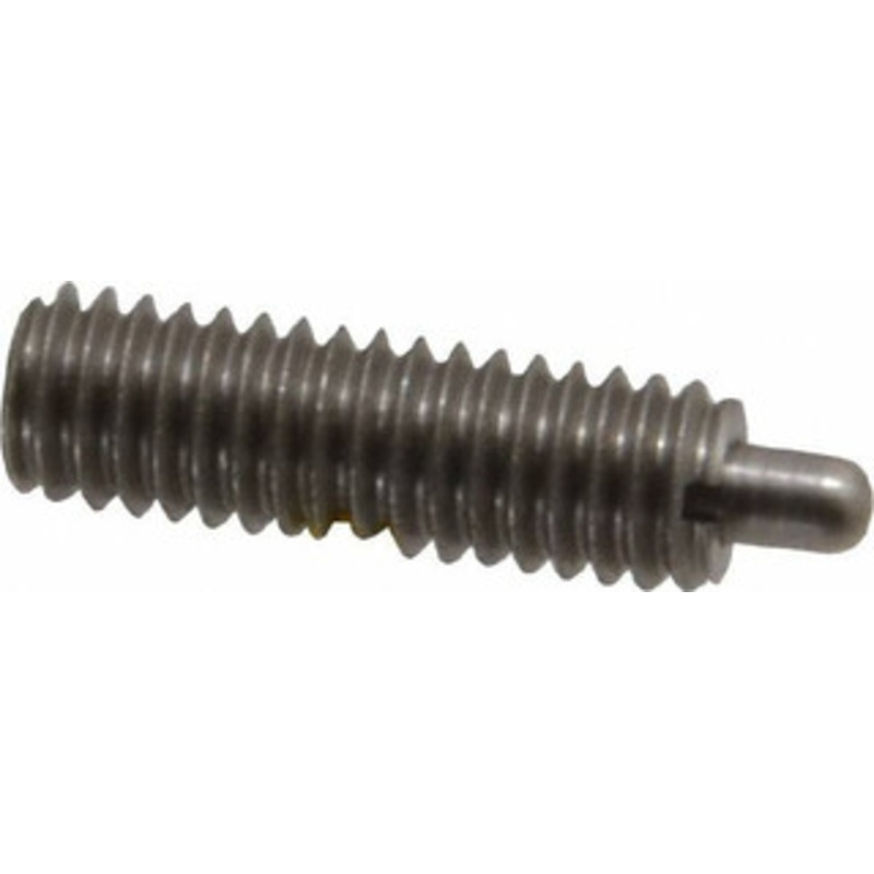 Gibraltar 5/16-18, 1 Thread Length, 3/16 Plunger Projection, Stainless Steel Threaded Spring Plunger 0.134 Max Plunger Diam, 1 Plunger Length, 3 Lb Init End Force, 15 Lb Final End Force, 0.0937 Hex SSW10-5-PT-G – 06694905