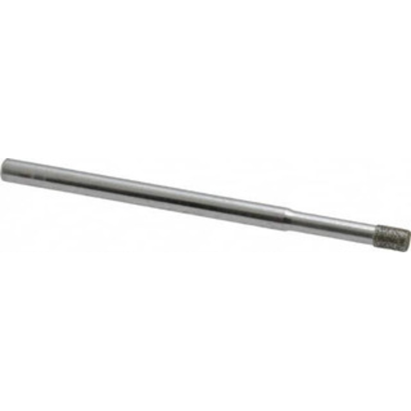 Strauss & Co. 1/8 Head Diam x 0.157 Head Thickness Diamond (Abrasive) Grinding Pin 1/8 Shank Diam x 2 Shank Length, Fine Grade, 120 Grit PT0118-05D120 – 05236658