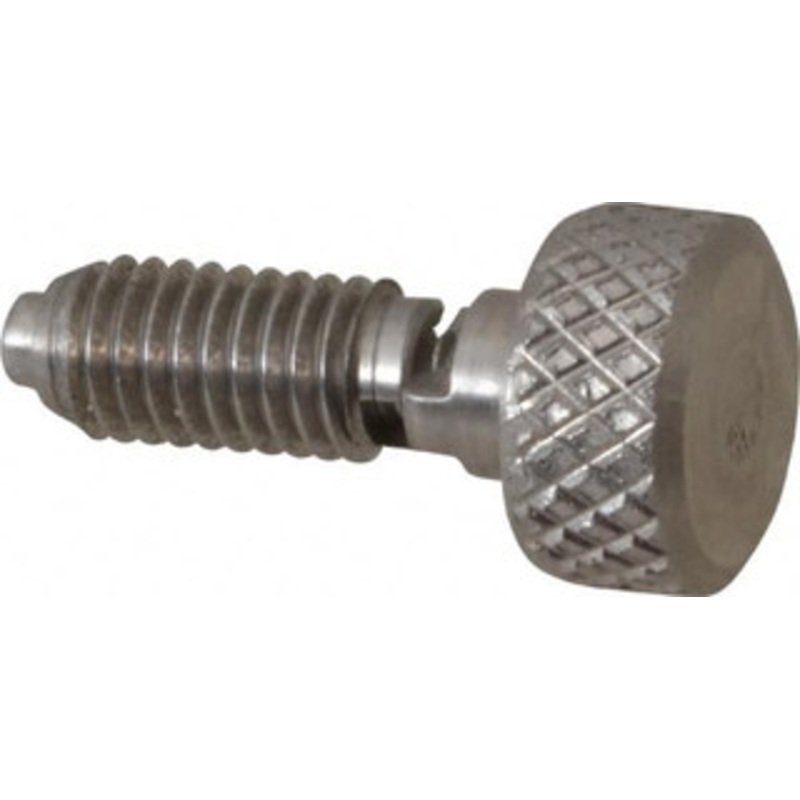 Gibraltar 10-32, 0.4 Thread Length, 0.104 Max Plunger Diam, 0.5 Lb Init to 3 Lb Final End Force, Knob Handle Plunger Knurled Knob, 0.46 Body Length, 0.4 Length Under Head/Shoulder, 3/32 Plunger Projection SKNL-0-G – 04455481