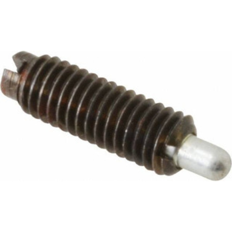Gibraltar 10-32, 9/16 Thread Length, 1/8 Plunger Projection, Steel Threaded Spring Plunger 0.093 Max Plunger Diam, 0.3 Lb Init End Force, 3 Lb Final End Force SW10-3AFS-G – 05588389
