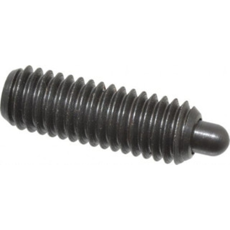 Gibraltar 3/8-16, 1-1/8 Thread Length, 3/16 Plunger Projection, Steel Threaded Spring Plunger 0.186 Max Plunger Diam, 1-1/8 Plunger Length, 5.5 Lb Init End Force, 14.5 Lb Final End Force, 3/16 Hex 57080G – 02469922