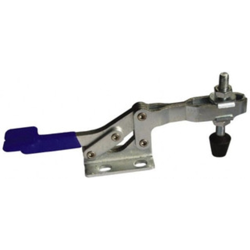 Gibraltar 500 Lb Holding Capacity, Horizontal Handle, Manual Hold Down Toggle Clamp 62 Handle Movement, 92 Bar Opening, U-Bar, Flanged Base, Carbon Steel GIB-D-200T-12 – 73952509