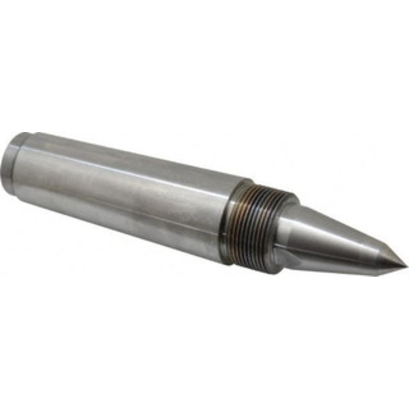 Riten 5/8 Head Diam, Carbide-Tipped Steel Long Point Solid Dead Center 5MT Morse Taper, 5/8 Point Diam, 2-1/2 Point Length, 3-7/16 OAL 68925 – 80161458
