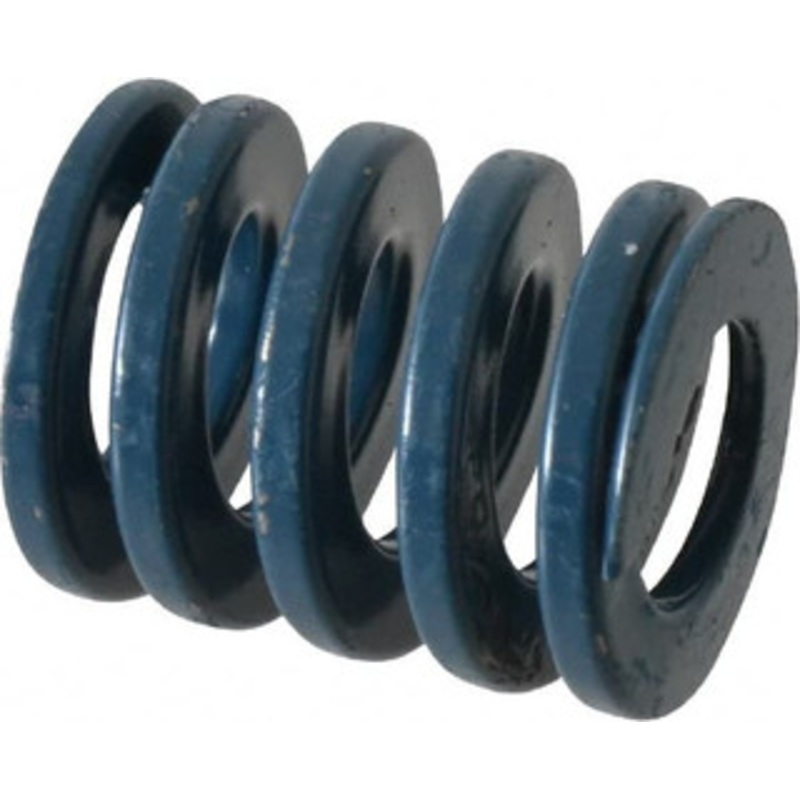Danly 1-1/4 Hole Diam, 5/8 Rod Diam, 1-1/2 Free Length, Blue Die Spring 94.8 Lb Max Deflection, 0.56 Max Deflection, Medium Duty, Chromium Vanadium Steel 9-2006-21 – 76013010