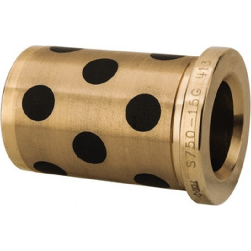 Danly 3/4 ID x 1-7/8 OAL, Aluminum Bronze, Die & Mold Shoulder Bushing Shoulder, 1-1/8 Bottom OD, 1-1/8 Top OD, 1.3 Collar OD, 1-11/16 Above Collar S750-15G – 03222320