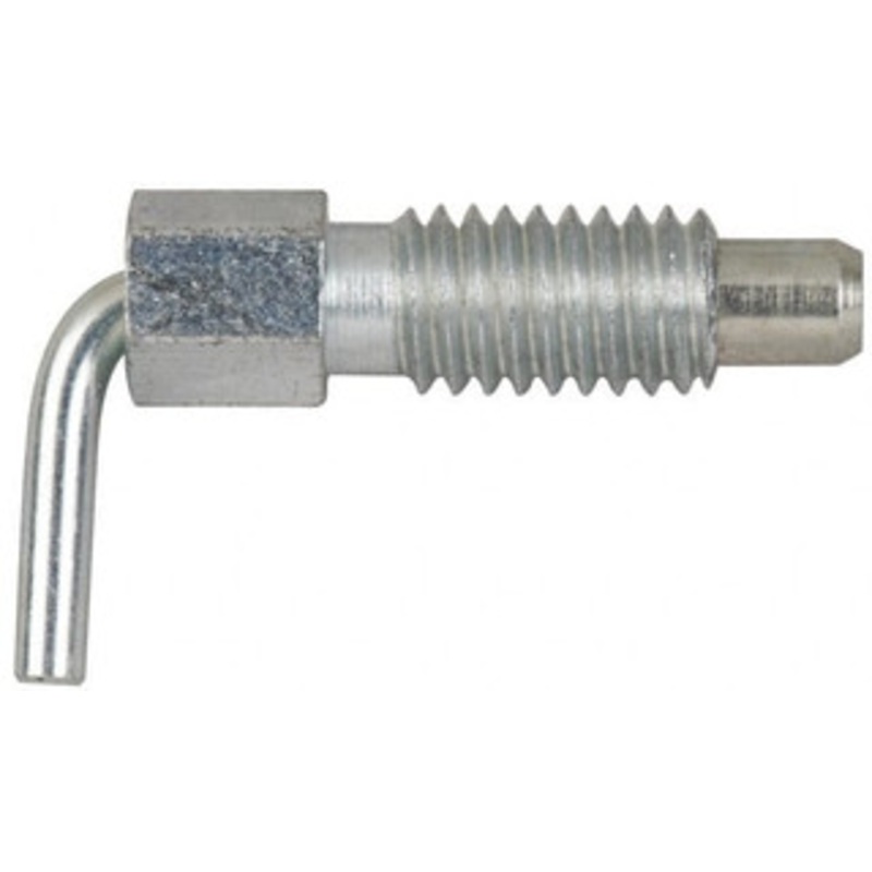 Gibraltar 1/4-20, 1/2 Thread Length, 0.16 Plunger Diam, 0.12 Lb Init to 0.5 Lb Final End Force, Steel L Handle Plunger 3/4 Body Length, 1/2 Length Under Head, Locking Element, 0.2 Plunger Projection LN-0-PT-G – 64169865