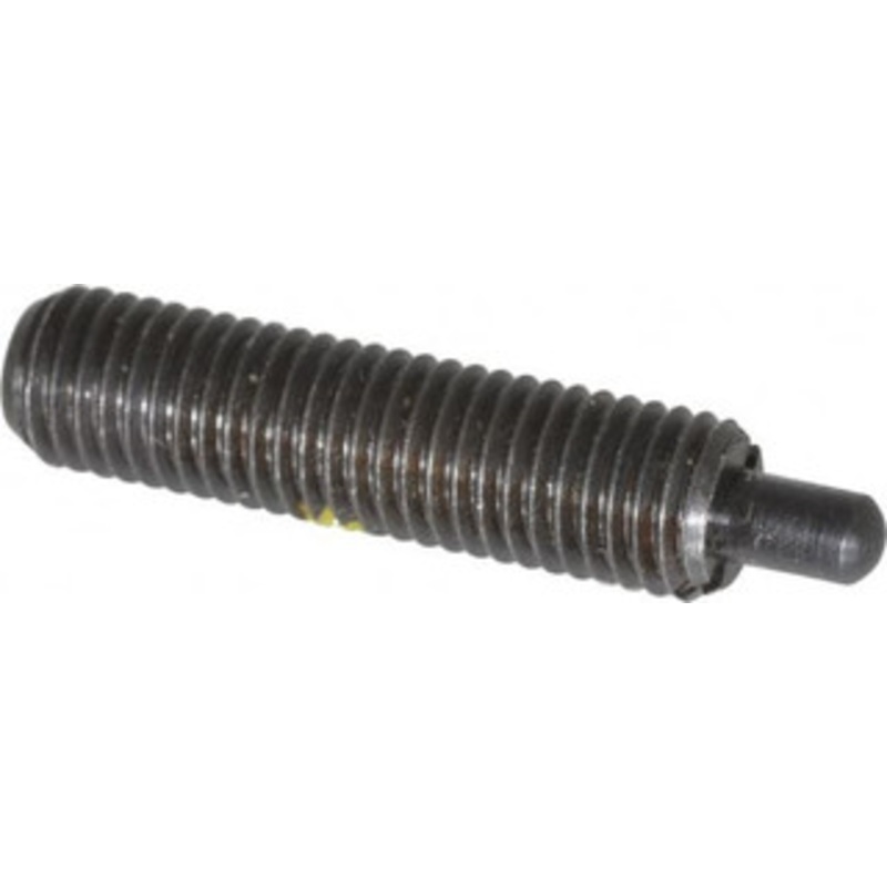 Gibraltar 1/4-28, 1 Thread Length, 3/16 Plunger Projection, Steel Threaded Spring Plunger 0.118 Max Plunger Diam, 1 Plunger Length, 1 Lb Init End Force, 4 Lb Final End Force SW10-4YA-PT-G – 75468496