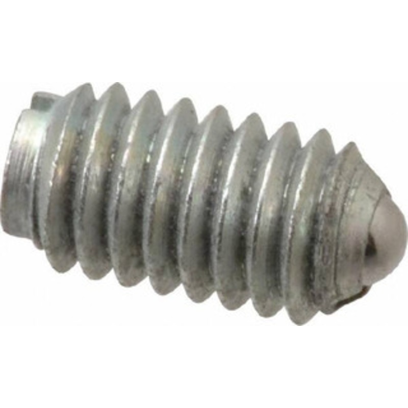 Gibraltar 5/16-18, 0.156 Ball Diam, 37/64 Body Length, 0.04 Max Ball Reach, Threaded Ball Plunger Steel Body, Steel Ball, 2 Lb Initial End Force, 4.5 Lb Final End Force 10011P-G – 65219883