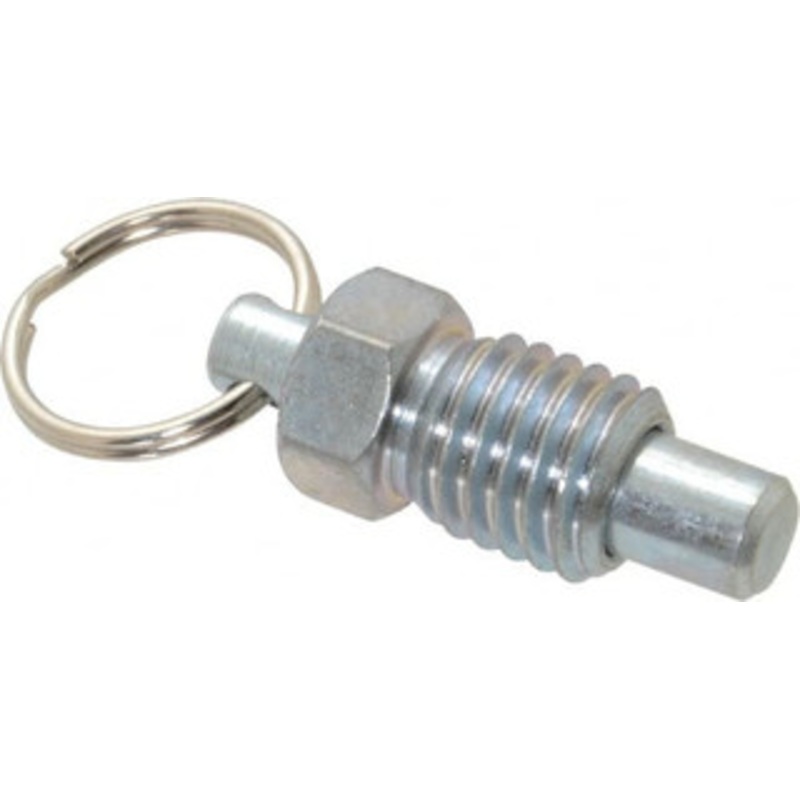 Gibraltar 5/8-11, 0.56 Thread Length, 0.38 Plunger Diam, 0.44 Plunger Projection, 1.25 Lb Init to 5 Lb Final End Force, Steel Pull Ring Plunger 0.69 Len Under Head, 1 Body Len, 1 Ring Diam, 1.31 Plunger Len, 0.62 Hex PR58-PT-G – 67974964