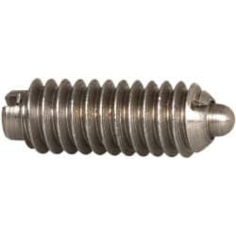 Gibraltar 8-32, 7/16 Thread Length, 0.052 Plunger Projection, Stainless Steel Threaded Spring Plunger 0.07 Max Plunger Diam, 0.437 Plunger Length, 0.5 Lb Init End Force, 1.5 Lb Final End Force SSW10-2ASL-G – 09245028