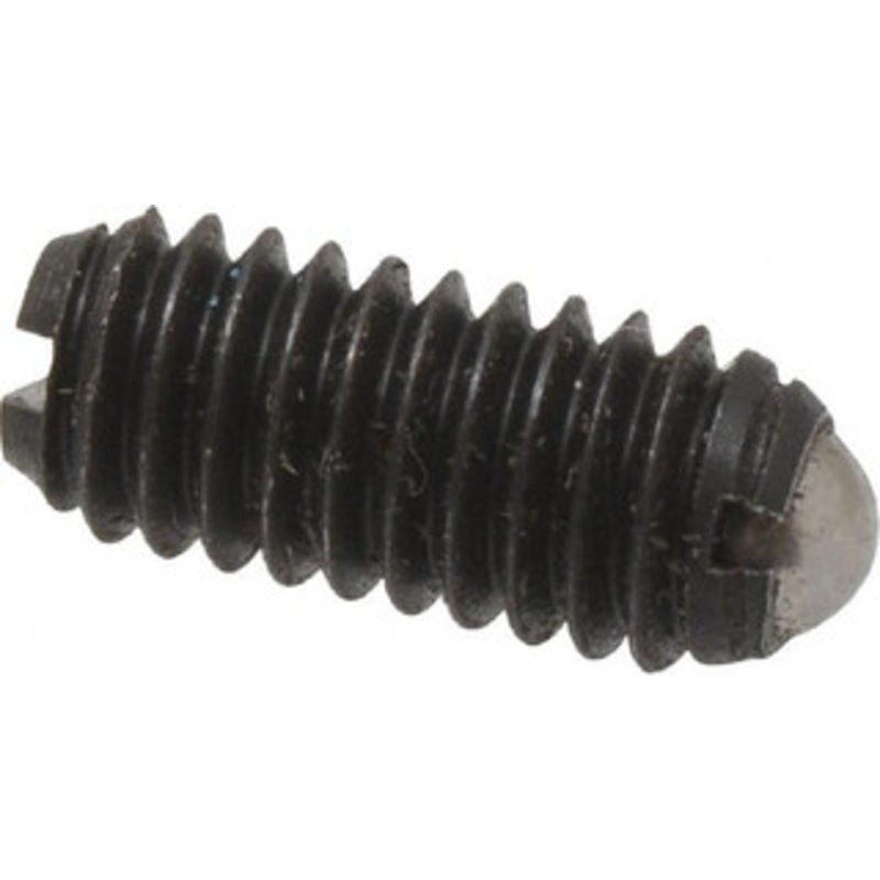 Gibraltar M4x0.7, 2.5mm Ball Diam, 9mm Body Length, 0.8mm Max Ball Reach, Threaded Ball Plunger Steel Body, Steel Ball, 0.9 Lb Initial End Force, 2.25 Lb Final End Force MSW10-3B-G – 06693493