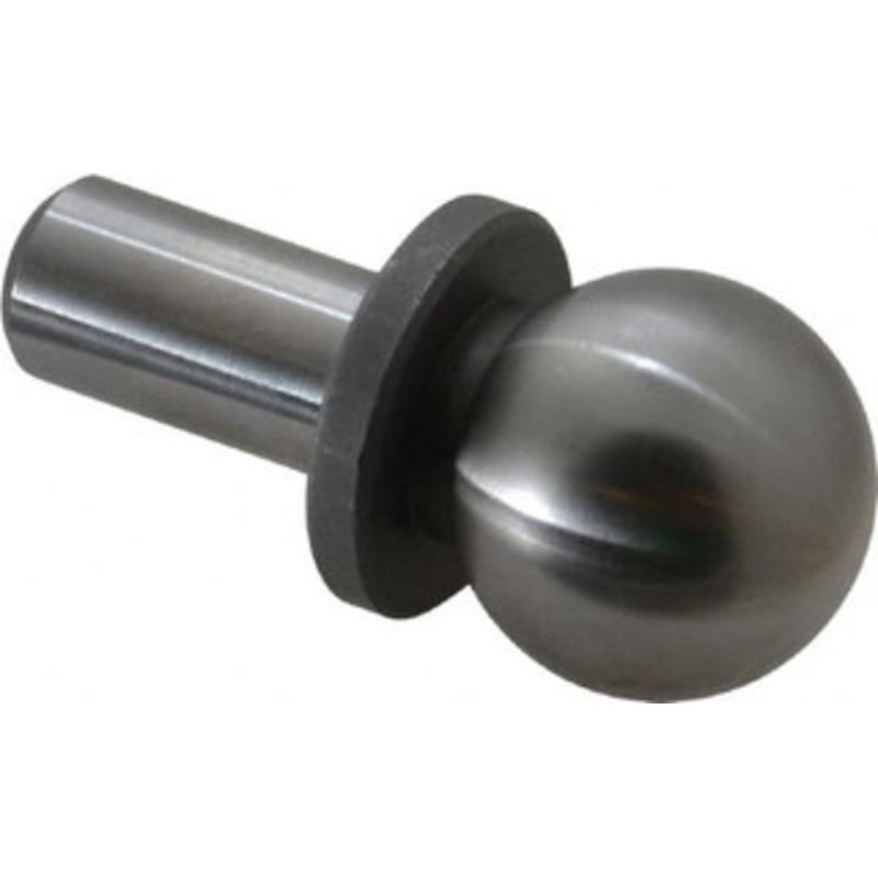 Jergens 3/4 Ball Diam, 3/8 Shank Diam, Steel Inspection Tooling Ball Slip-Fit Shank, 1-1/4 Ball Center to Shank Bottom, 1/2 Ball Center to Shoulder Bottom, with Shoulder 29045 – 99561862