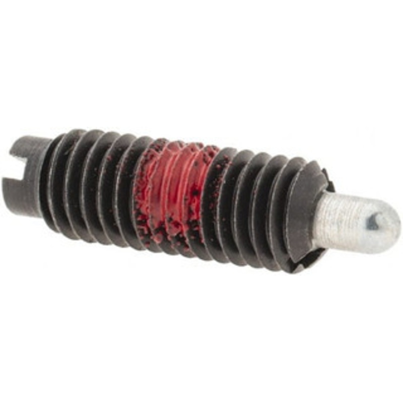Jergens M5 x 0.8, 14.5mm Thread Length, 3mm Plunger Projection, Steel Threaded Spring Plunger 2.36mm Max Plunger Diam, 14.5mm Plunger Length, 0.14 Kg Init End Force, 1.36 Kg Final End Force 27171 – 82507039