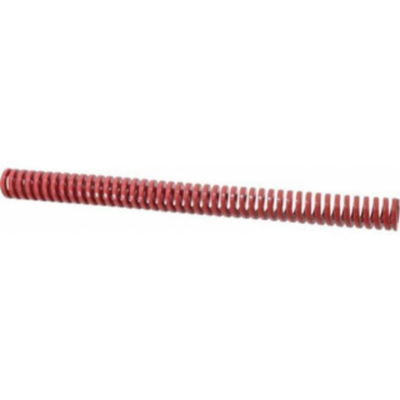 Danly 1 Hole Diam, 1/2 Rod Diam, 12 Free Length, Red Die Spring 13.8 Lb Max Deflection, 3.6 Max Deflection, Heavy Duty, Chromium Vanadium Steel 9-1648-26 – 76014968