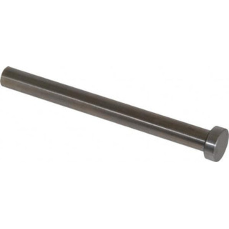 Gibraltar 9mm Pin Diam, 14mm Head Diam x 5mm Head Height, 100mm OAL, Straight Ejector Pin Steel, 95mm Pin Length MEP1132-G – 06855464