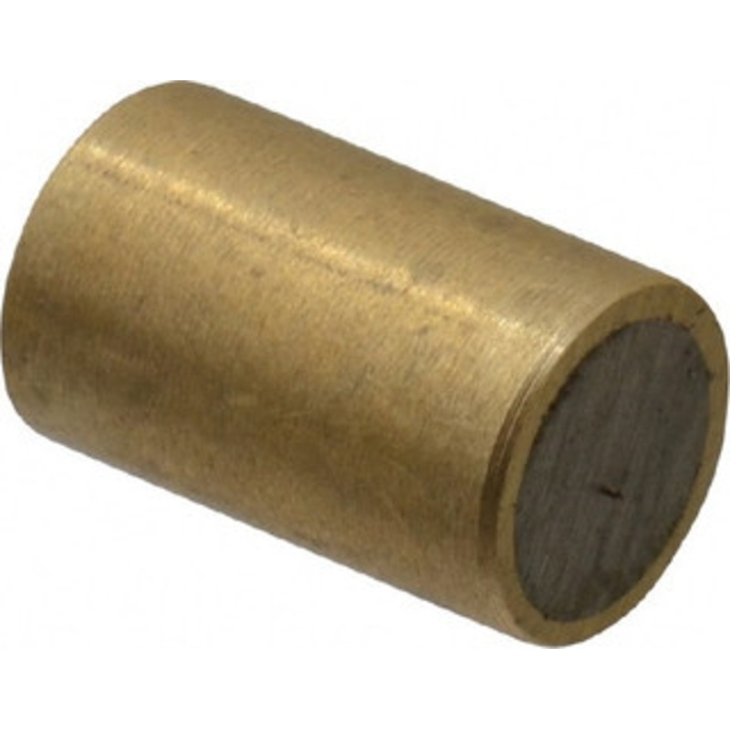 Mag-Mate 5/16 Diam x 1/2 High, 0.18 Lb Average & 0.35 Lb Max Pull Force, Brass Alnico Shielded Magnet 800F Max Operating Temp, 0.032 Wall Thickness ABS3150 – 01059450