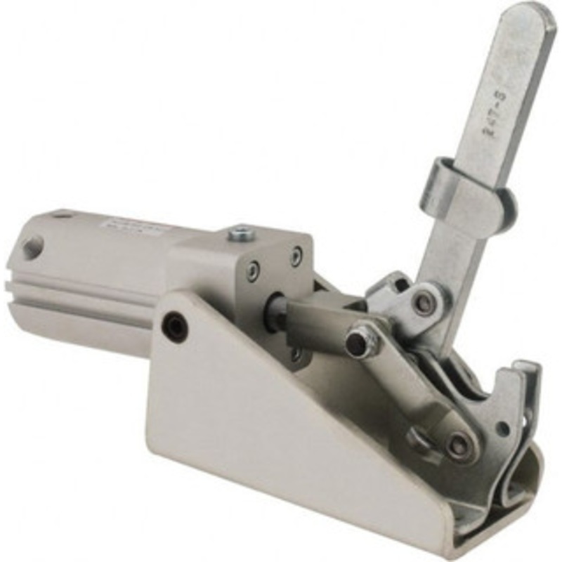 Destaco 1,000 Lb Inner Hold Capacity, Horiz Mount, Air Power Hold-Down Toggle Clamp 1/4 NPT Port, 145 Max psi, 94 Bar Opening, 57.15mm Height Under Bar 847-S – 89305205