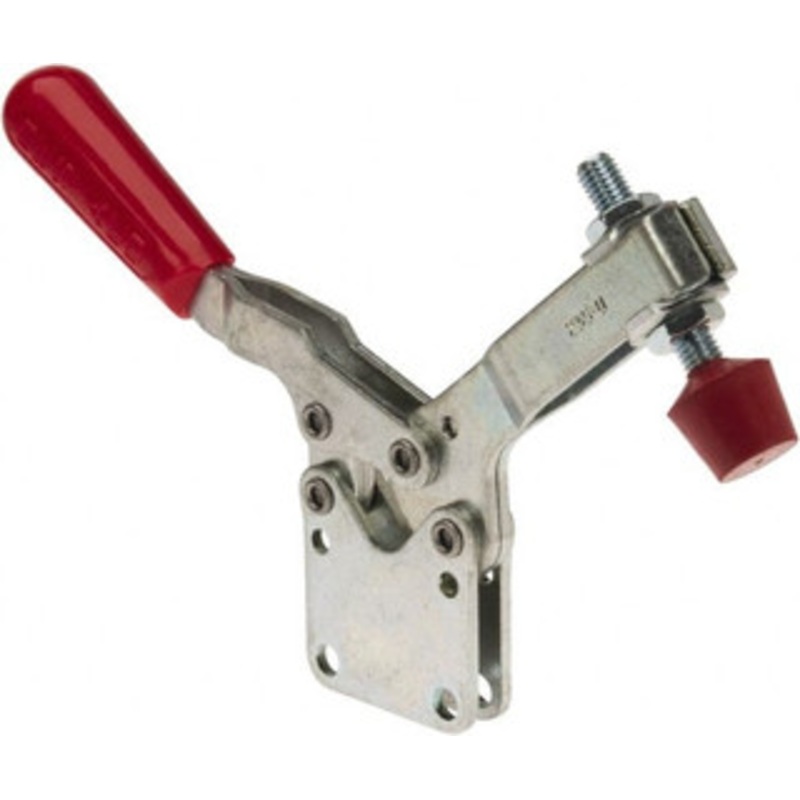 Destaco 750 Lb Holding Capacity, Horizontal Handle, Manual Hold Down Toggle Clamp 70 Handle Movement, 92 Bar Opening, U-Bar, Straight Base, Electro-Plated Zinc, Carbon Steel 235-UB – 98615008