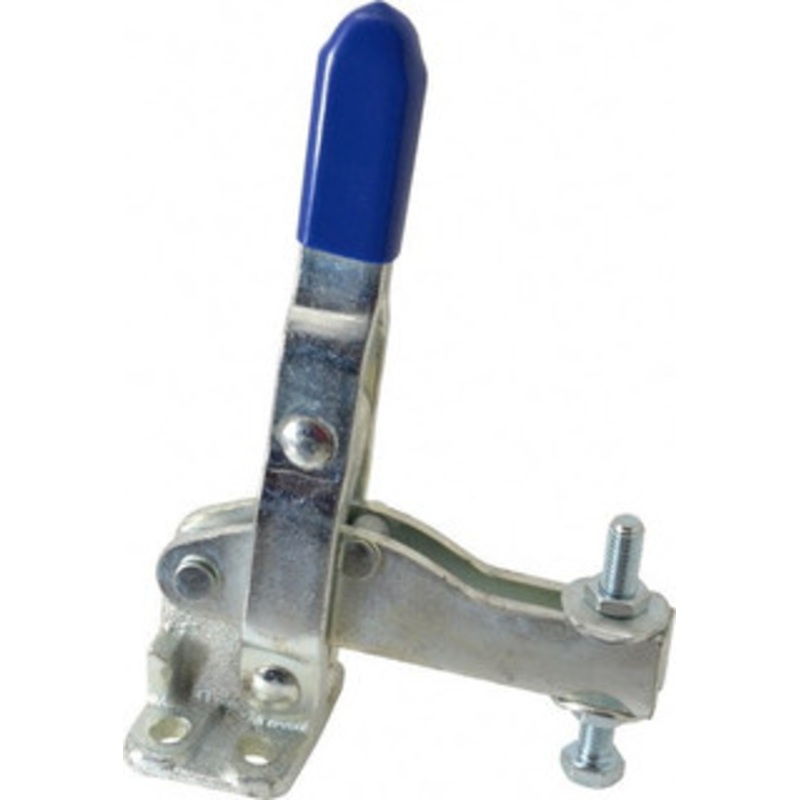 Gibraltar 1,000 Lb Holding Capacity, Vertical Handle, Manual Hold Down Toggle Clamp 64 Handle Movement, 76 Bar Opening, U-Bar, Flanged Base, Electro-Plated Zinc, Carbon Steel GIB-U-2007 – 84520543