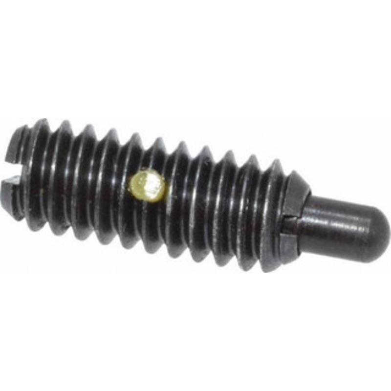 Gibraltar 1/4-20, 5/8 Thread Length, 3/16 Plunger Projection, Steel Threaded Spring Plunger 0.119 Max Plunger Diam, 0.5 Lb Init End Force, 6 Lb Final End Force SW10-4XFS-G – 05588231