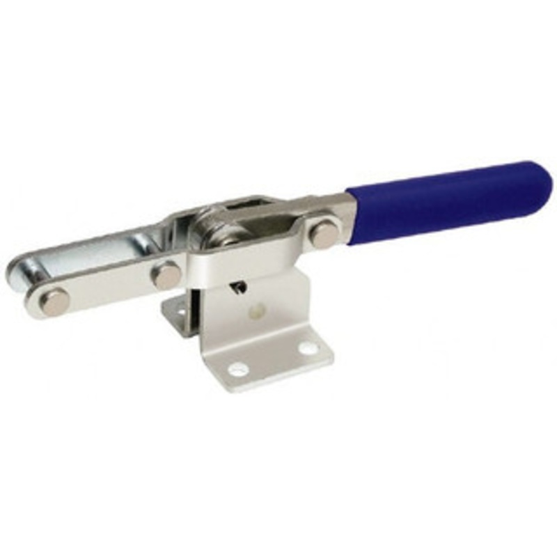 Gibraltar 450 Lb Capacity, Horizontal, U-Bar, Flanged Base, Stainless Steel Pull Action Latch Clamp 4 Drawing Movement, 8.33 OAL, Straight Handle GIB-LU-301-SS – 77863686
