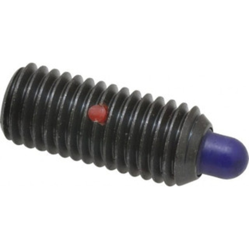 Gibraltar 5/8-11, 1-1/2 Thread Length, 5/16 Plunger Projection, Steel Threaded Spring Plunger 0.31 Max Plunger Diam, 1-1/2 Plunger Length, 10.5 Lb Init End Force, 25.5 Lb Final End Force, 5/16 Hex 57093G – 02712271