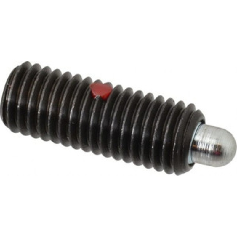 Gibraltar M12 x 1.75, 32mm Thread Length, 6mm Plunger Projection, Steel Threaded Spring Plunger 6.3mm Max Plunger Diam, 32mm Plunger Length, 2.7 Lb Init End Force, 9.24 Lb Final End Force, 6mm Hex 67014G – 02056893