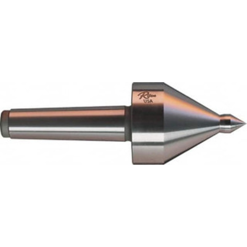 Riten MT5 Taper Shank, 3-1/2 Head Diam 1,165 Lb Capacity Live Center 3,500 Max RPM, 4-5/8 Head Length, 3/4 Point Diam, 1-1/8 Point Len, 1,165 Lb Max Workpc, 4-5/8 OAL, Pipe Nose Point 60355 – 75368241