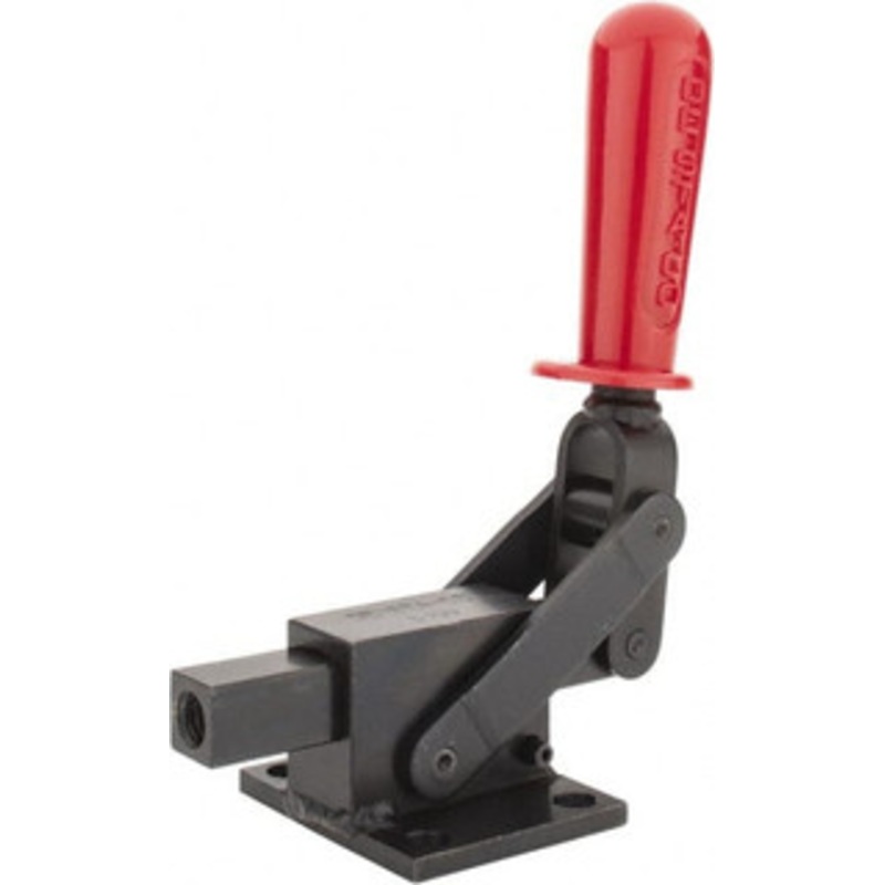 Destaco 5,800.07 Lb Load Capacity, Flanged Base, Carbon Steel, Standard Straight Line Action Clamp 4 Mounting Holes, 0.41 Mounting Hole Diam, 0.41 Plunger Diam, Straight Handle 5150 – 43991009