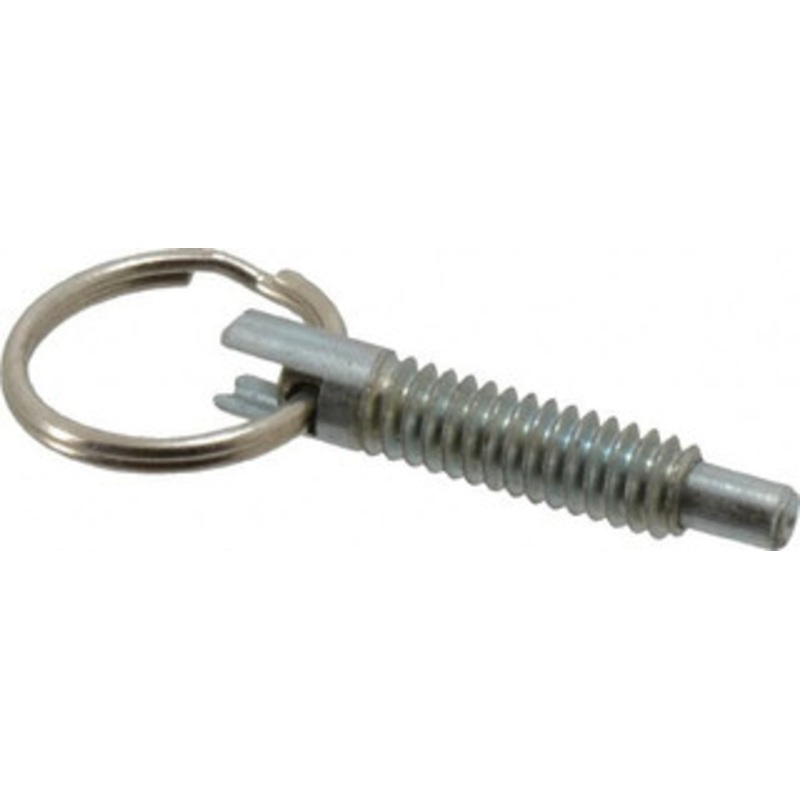 Gibraltar 1/4-20, 0.8 Thread Length, 0.155 Plunger Diam, 1/4 Plunger Projection, 1 Lb Init to 2.5 Lb Final End Force, Steel Locking Pull Ring Plunger 0.8 Len Under Head, 1.14 Body Len, 0.62 Ring Diam, 1.14 Plunger Len STPR25-G – 64499841