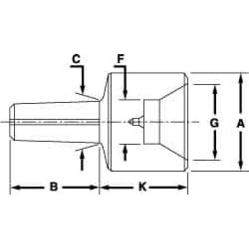 Riten 4MT Taper, 5/8 to 1-3/8 Point Diam, Hardened Tool Steel Lathe Female Point 1-7/32 OAL 91042 – 70566211