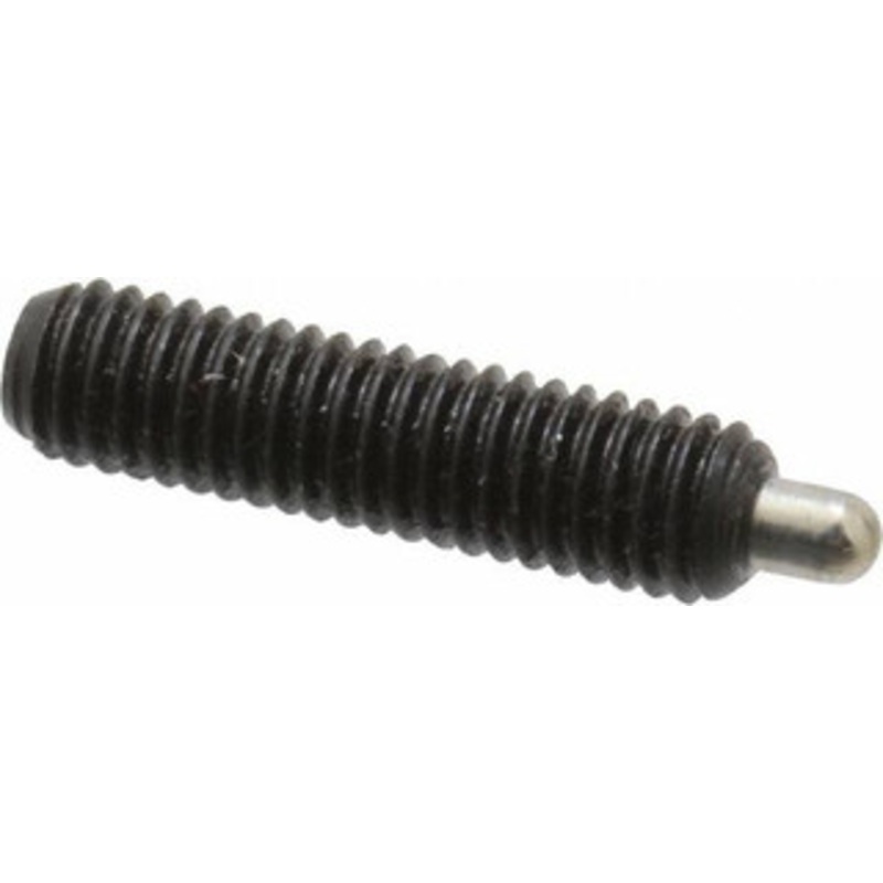 Vlier 10-32, 3/4 Thread Length, 1/8 Plunger Projection, Steel Threaded Spring Plunger 0.091 – 0.092 Max Plunger Diam, 3/4 Plunger Length, 1.3 Lb Init End Force, 2.7 Lb Final End Force, 0.063 Hex PH53 – 62119318