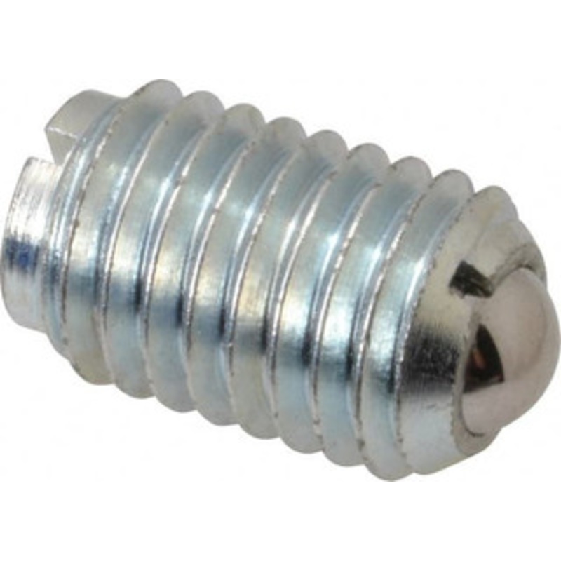 Gibraltar 5/8-11, 0.375 Ball Diam, 63/64 Body Length, 0.096 Max Ball Reach, Threaded Ball Plunger Steel Body, Steel Ball, 4.5 Lb Initial End Force, 9 Lb Final End Force, Locking Element 10020-G – 65219958